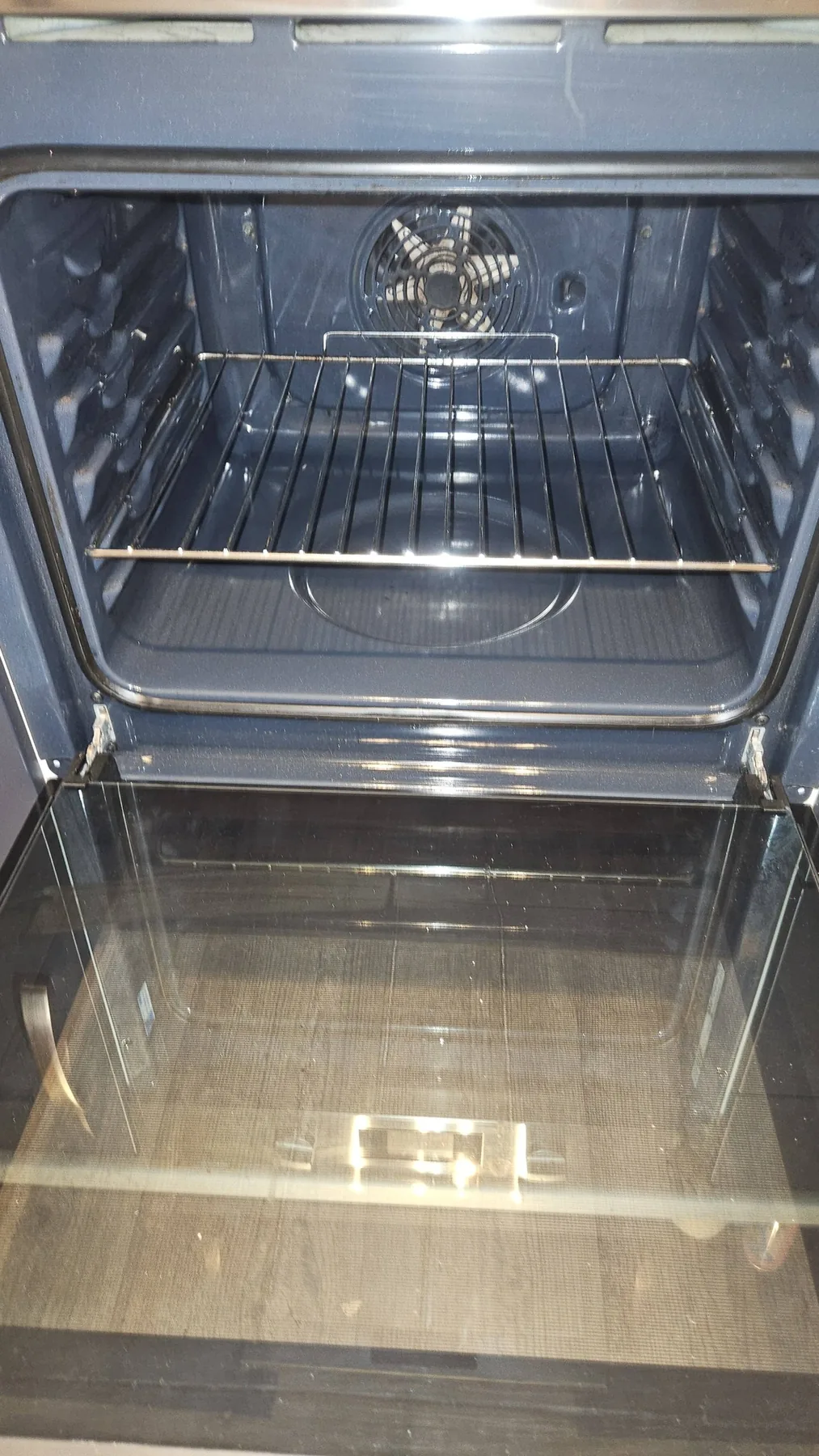 Oven after detailed cleaning